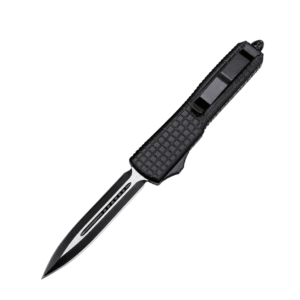 Navy Black-Blade OTF Knife - Image 4