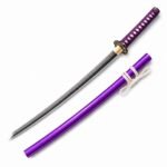 Purple-Sheath Commander Samurai Fixed Blade Knife