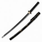 Black Dragon Wave Samurai Fixed Blade Knife