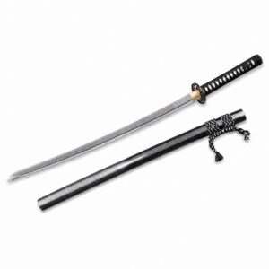 Ghost Handmade Leaf-Pattern Samurai Fixed Blade Knife