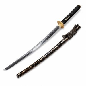 Ghost Handmade Hammered Black Samurai Fixed Blade Knife