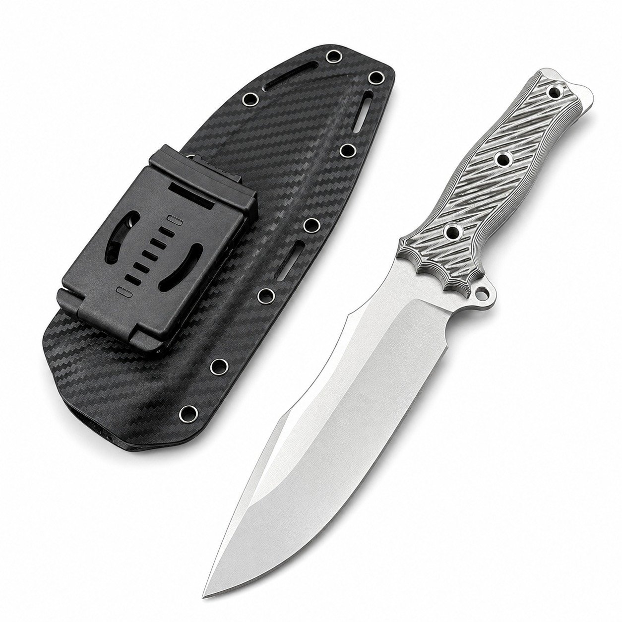 46824-main-white-clean Busse Razor Fixed Blade Knife - Image 1
