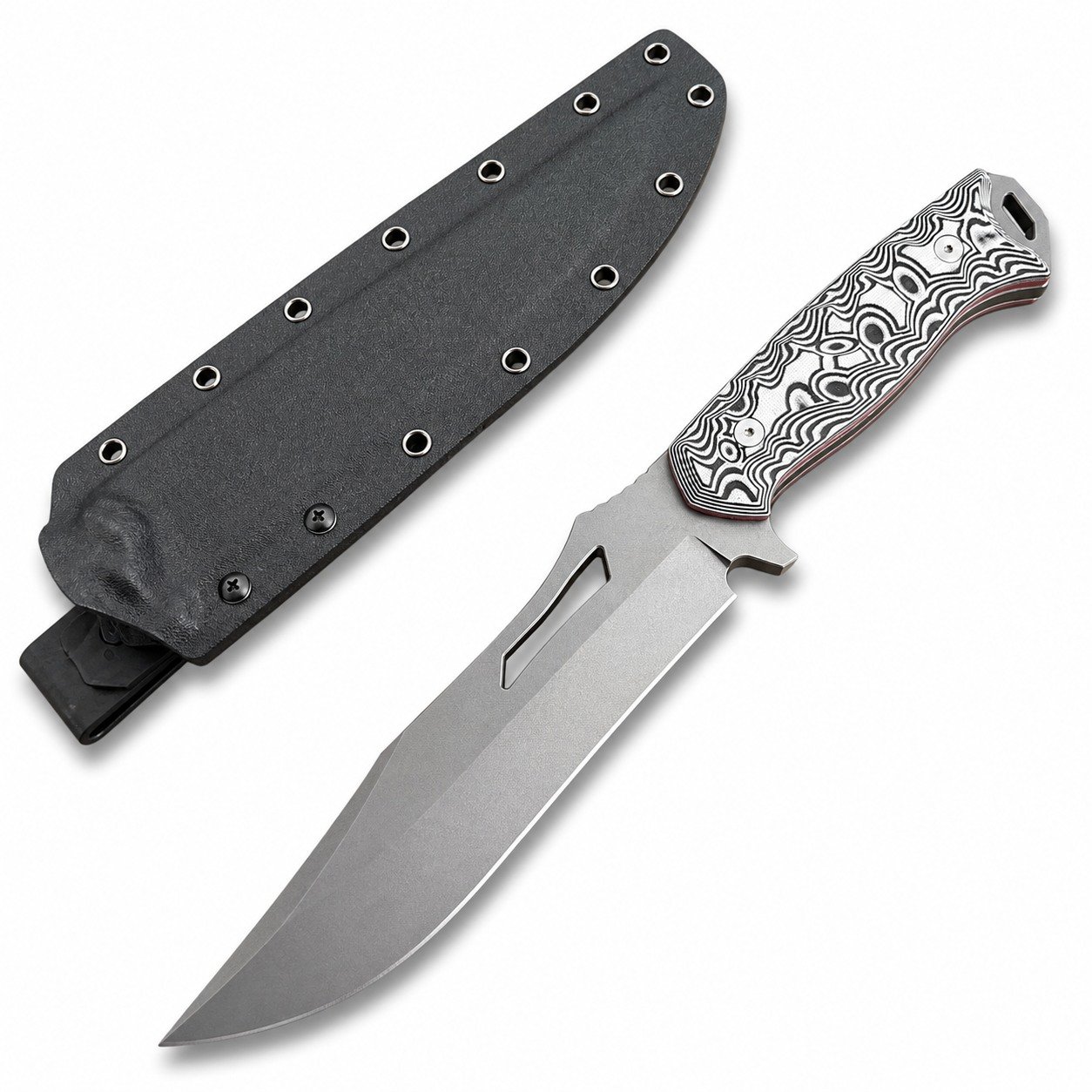 46899-main-white-clean Dawson Extended Fixed Blade Knife - Image 1