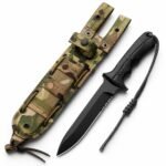 Chris Reeve Green Beret Partially Serrated Fixed Blade Knife