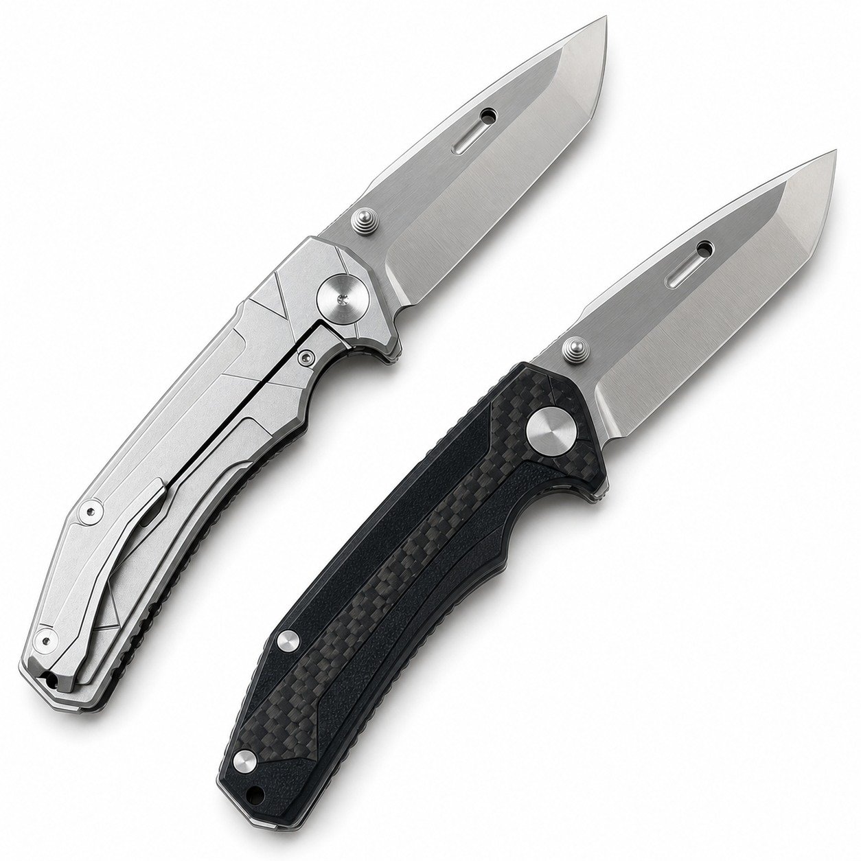 47178-main-white-clean Rockstead REN G10-Handle Folding Knife - Image 1