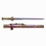 Purple Pole Fixed Blade Knife