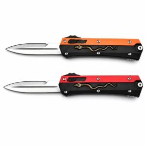 Nylon-handled Snake God OTF Knife