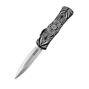 Hera Goddess Floral Pattern OTF Knife - Image 2