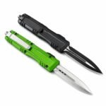 Zinc Handle Microtech Is A Divine Fire OTF Knife