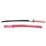 Pink Mirrored Samurai Fierce Dragon 26-inch Fixed Blade Knife