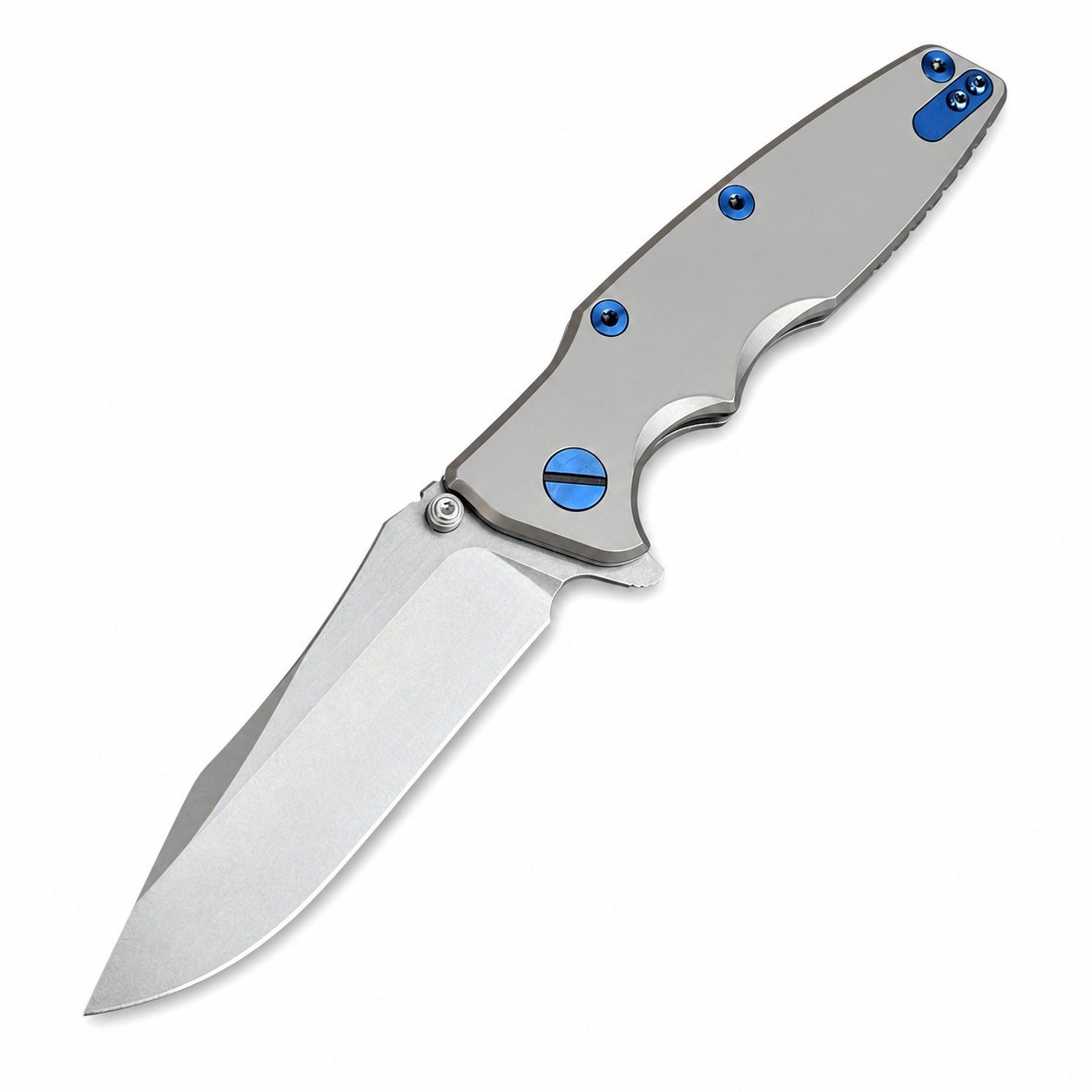 47716-main-white-clean ZT0392 Titanium Handle Folded Folding Knife - Image 1
