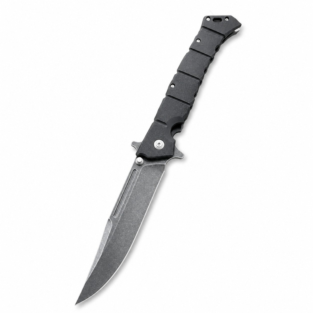 47734-main-white-clean Large Cold Steel Luzon Large Folded Stone Wash Folding Knife - Image 1