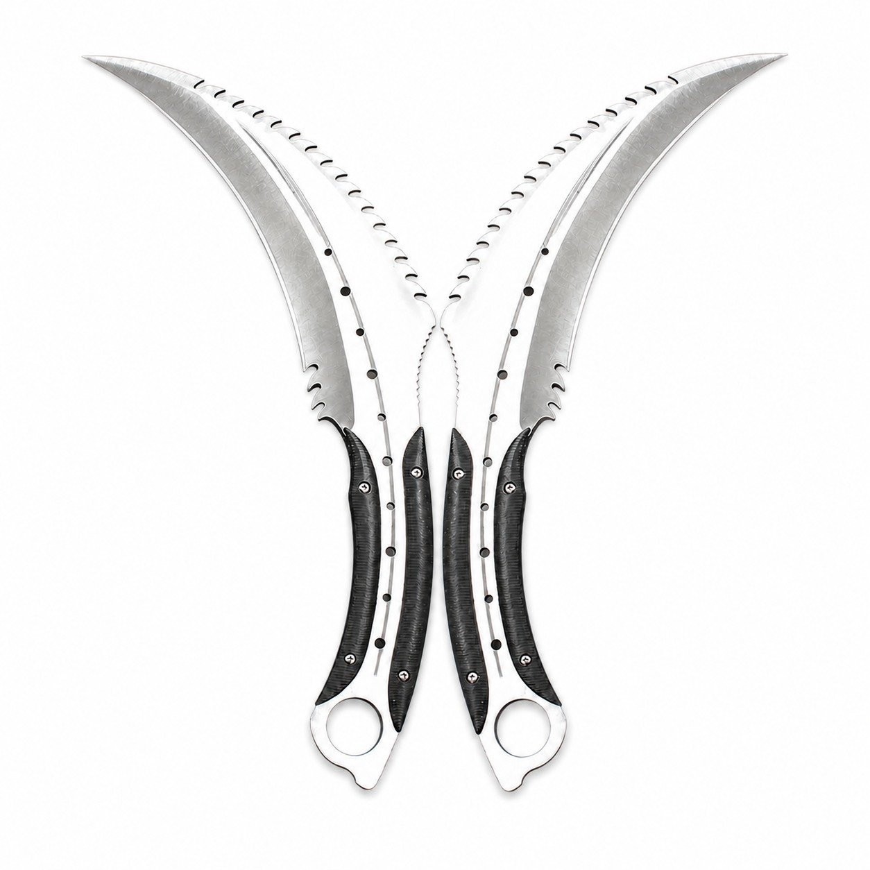 47806-main-white-clean The Great Todd Demon Claw Karambit Knife - Image 1