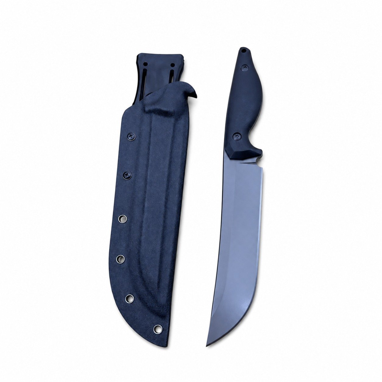 47860-main-white-clean Blazing Flame Storm Fixed Blade Knife - Image 1