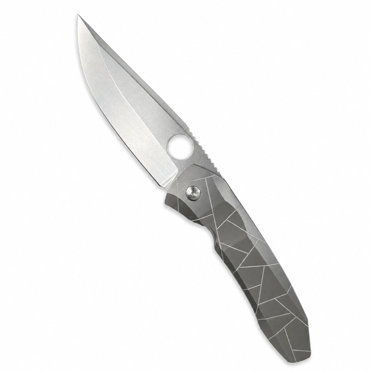 47878-main-white-clean Spider C199 Folding Knife Titanium Handle - Image 1