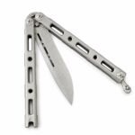Butterfly BM85 Titanium Handle Butterfly Swing Magnetic Lock Folding Knife