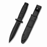 AK12 Black Fixed Blade Knife
