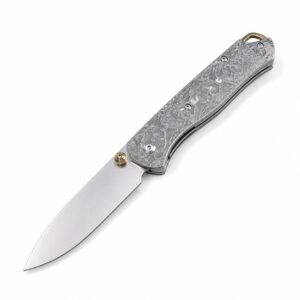 Butterfly 535 M390 Stone Wash Blade Titanium Laser Shank SF