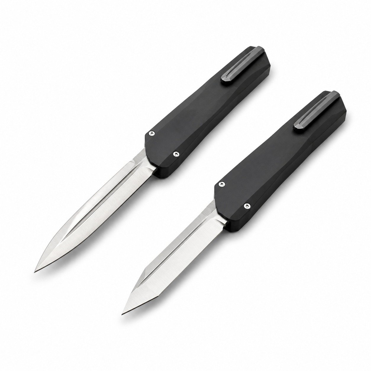 48344-main-white-clean Microtech Hidden Code Smooth Handle OTF Knife - Image 1