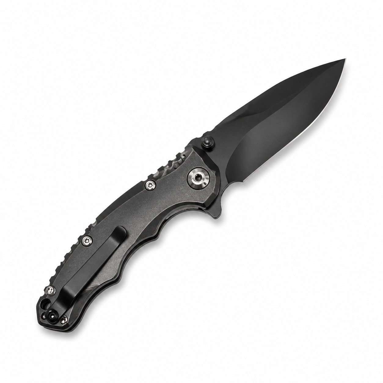 48385-main-white-clean Microtech Amphibious M390 Sanding DLC Blade SF Express - Image 1