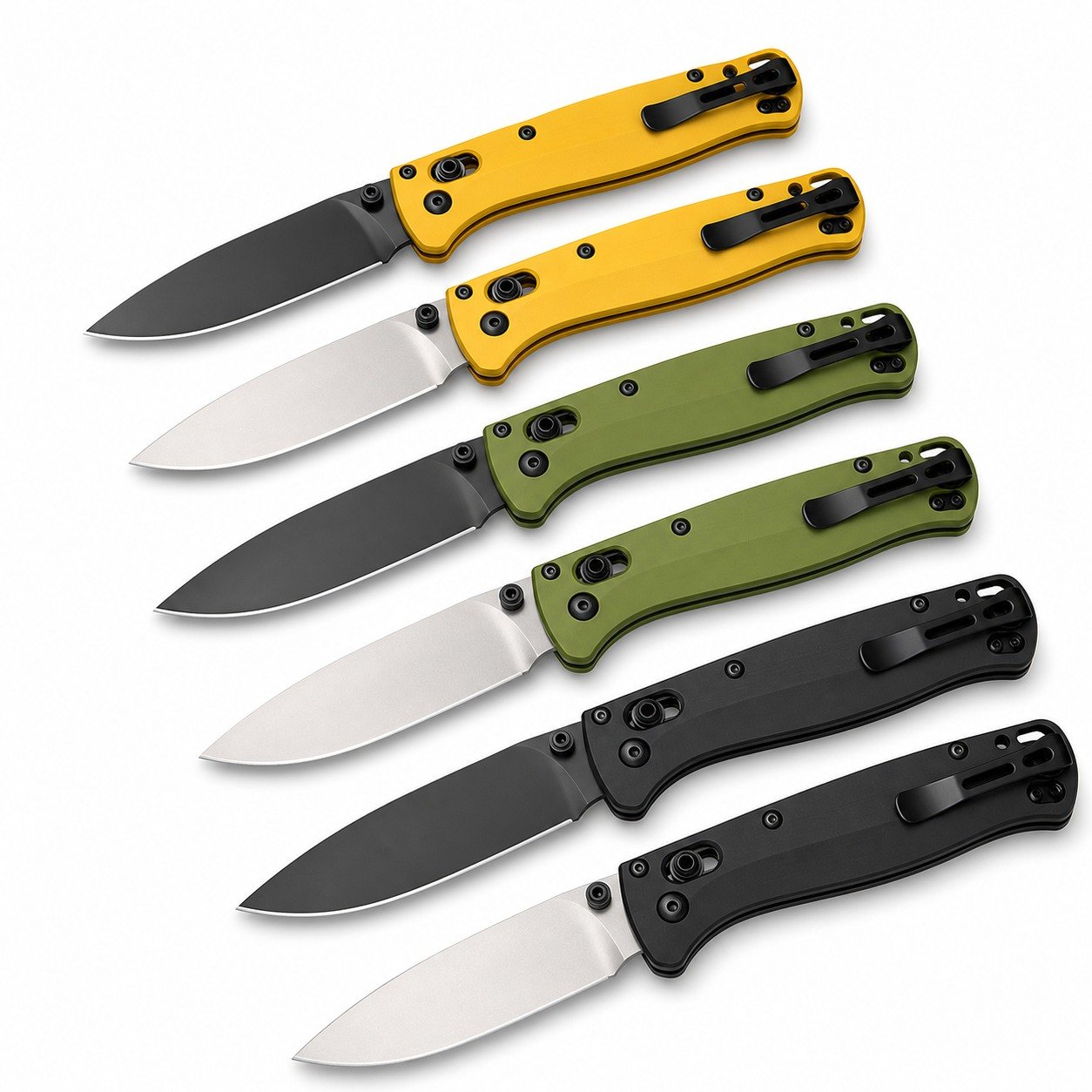 48557-main-white-clean Butterfly 535 Aluminum Handle Folding Knife - Image 1