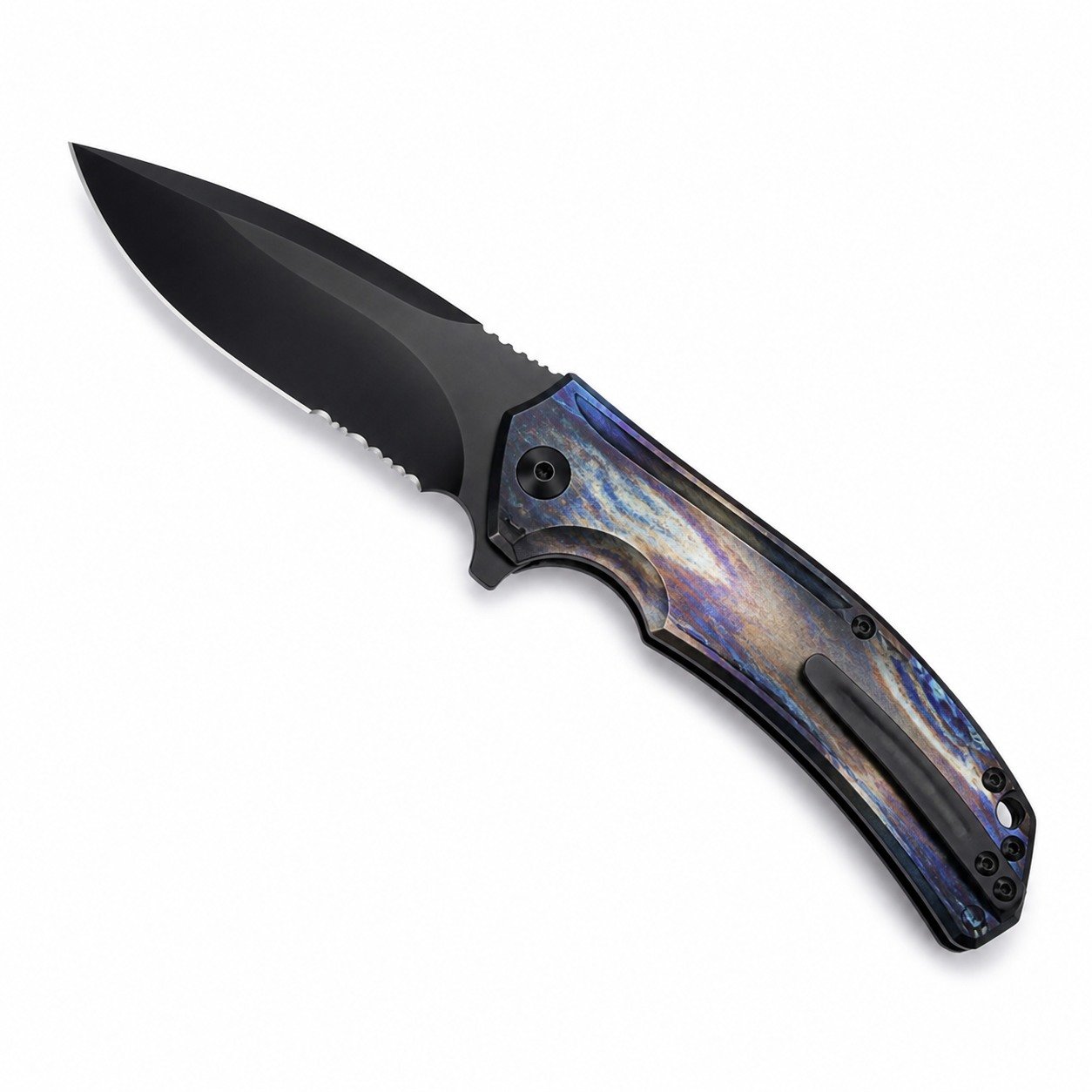48677-main-white-clean Dance Of The Undead M390 Sanding DLC Blade Titanium Alloy Handle SF Express - Image 1