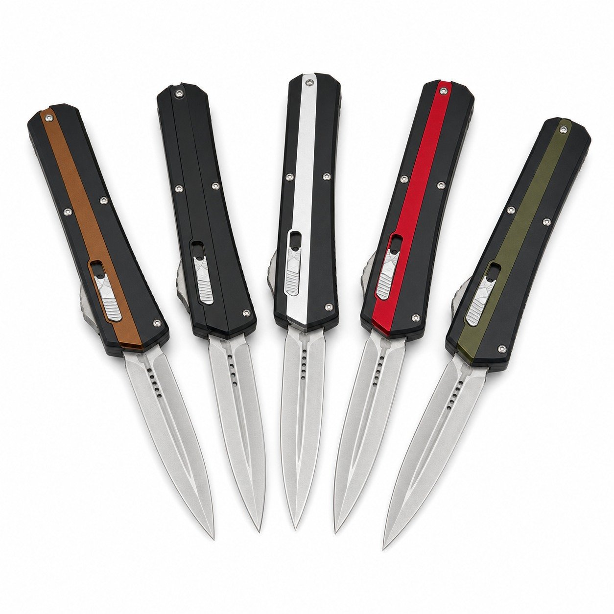 48803-main-white-clean Zinc-handle Microtech Snake God OTF Knife - Image 1
