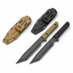 Those Who Advance Are Slightly Straightened Outside The Door Fixed Blade Knife