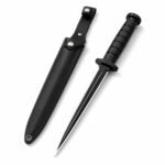 Classic Black Triangular Version Fixed Blade Knife