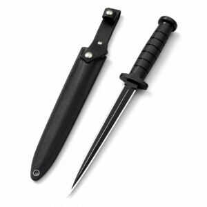 Classic Black Triangular Version Fixed Blade Knife