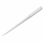 56 Triangular Silver Fixed Blade Knife