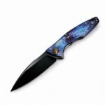 Crater Sanding DLC M390 Titanium Handle SF Folding Knife