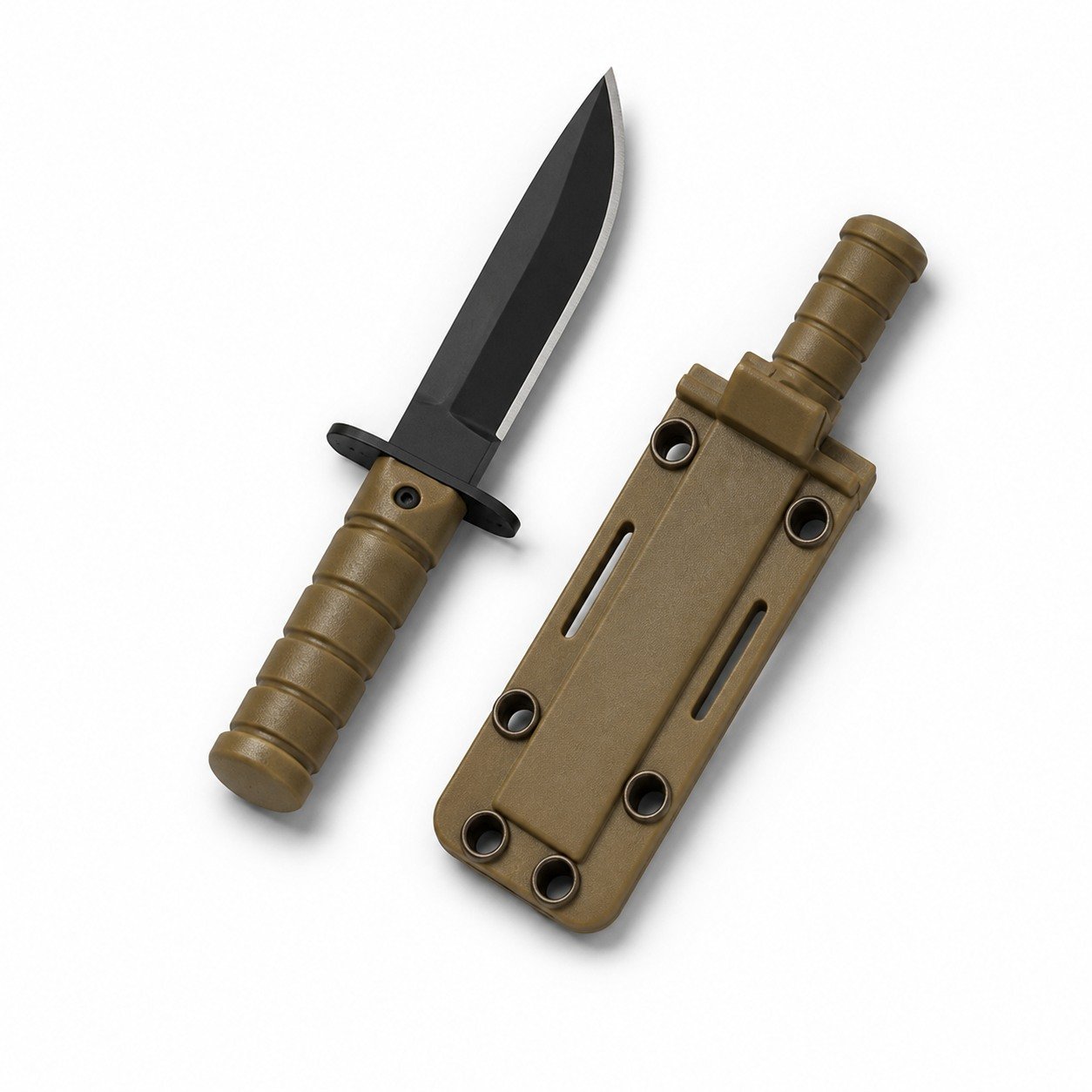 49174-main-white-clean Mini Straight Fixed Blade Knife - Image 1