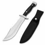 Jungle Wolf Foreign Trade Edition Black Titanium Fixed Blade Knife