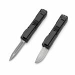 Micro-tech Minilong Damascus OTF Knife