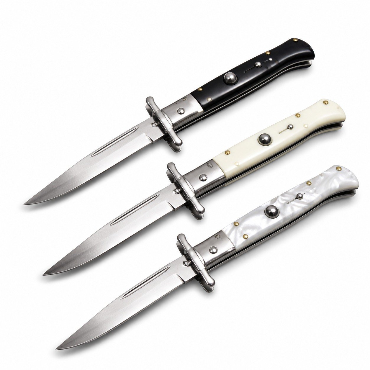 49467-main-white-clean AKC 11-inch Patriot Side-jump Switchblade - Image 1
