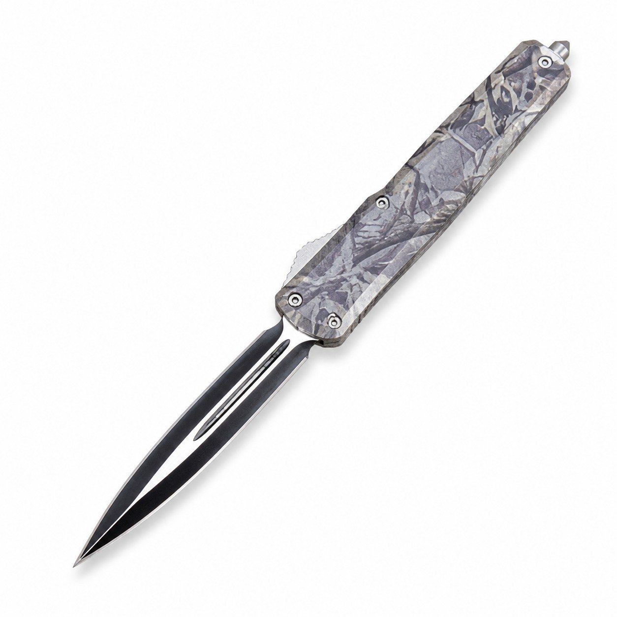 49599-main-white-clean Camouflage A07 Double Peak OTF OTF Knife - Image 1