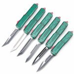 Zinc-handle Microtech Bounty Hunter OTF Knife