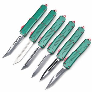Zinc-handle Microtech Bounty Hunter OTF Knife