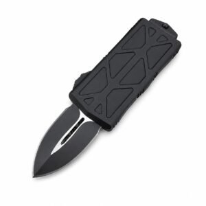 Zinc-handled Microtech Bighead Flying Fish OTF Knife
