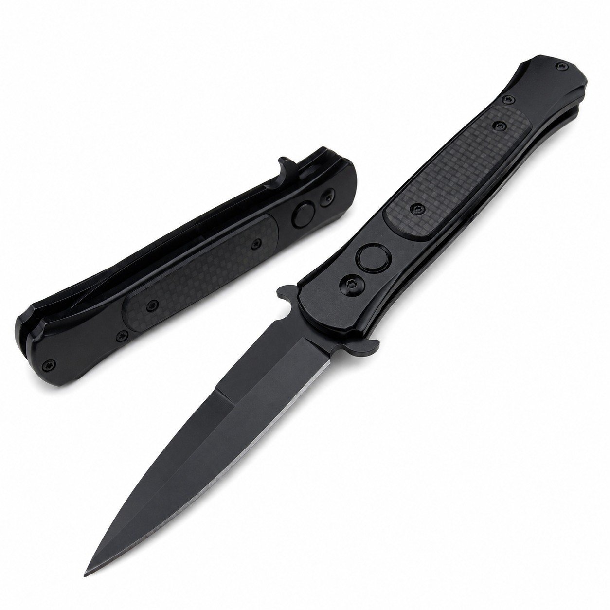 49773-main-white-clean Black Field AKC Sidejump Switchblade - Image 1