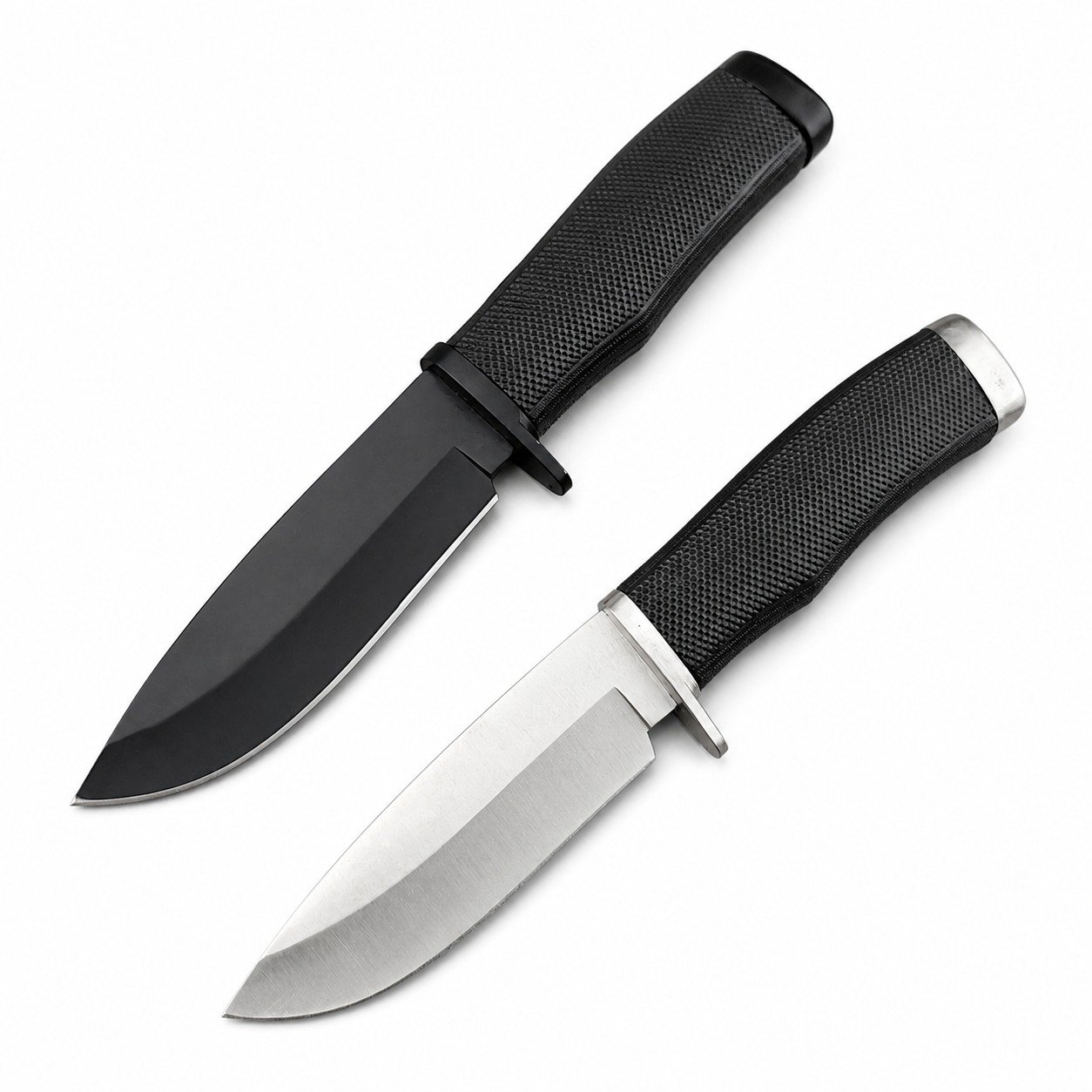 49821-main-white-clean Plastic Handle Buck 2008 Small Straight Fixed Blade Knife - Image 1