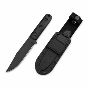 The Kaspert EK50 Straight Has No Logo Fixed Blade Knife