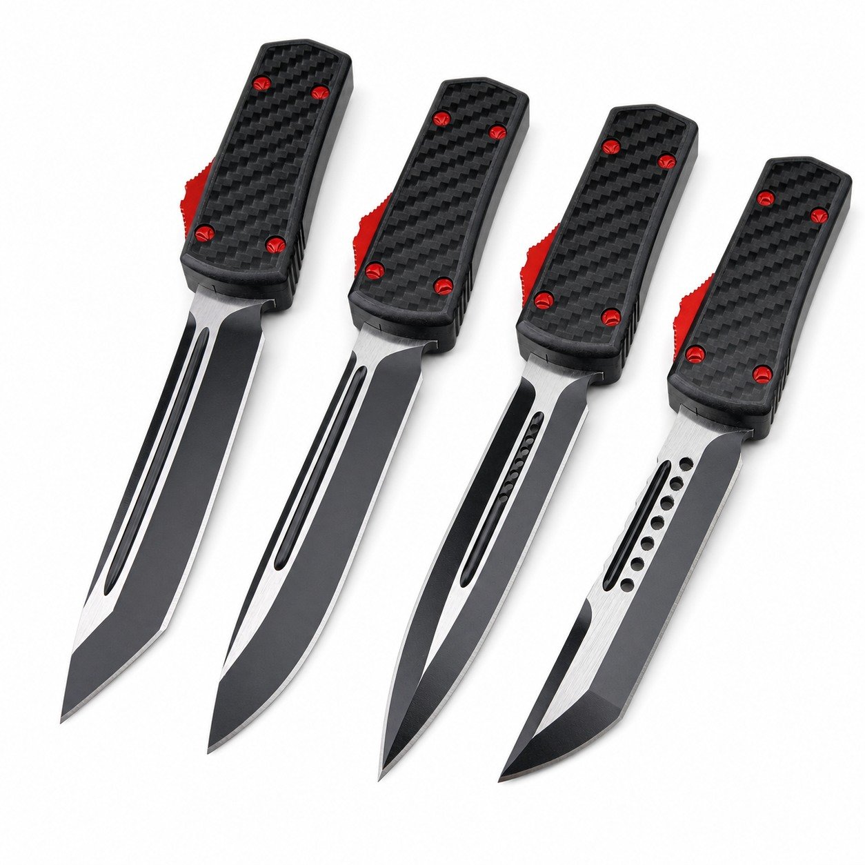 49941-main-white-clean Microtech UT Carbon Fiber Handle OTF Knife - Image 1