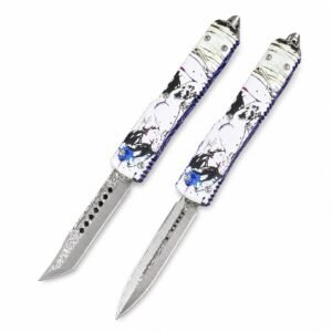 Microtech UT Geisha Damascus 💰388 Packs OTF Knife