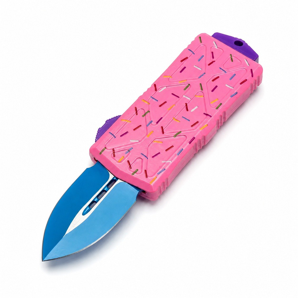 49971-main-white-clean Micro-tech Flying Fish Donuts OTF Knife - Image 1