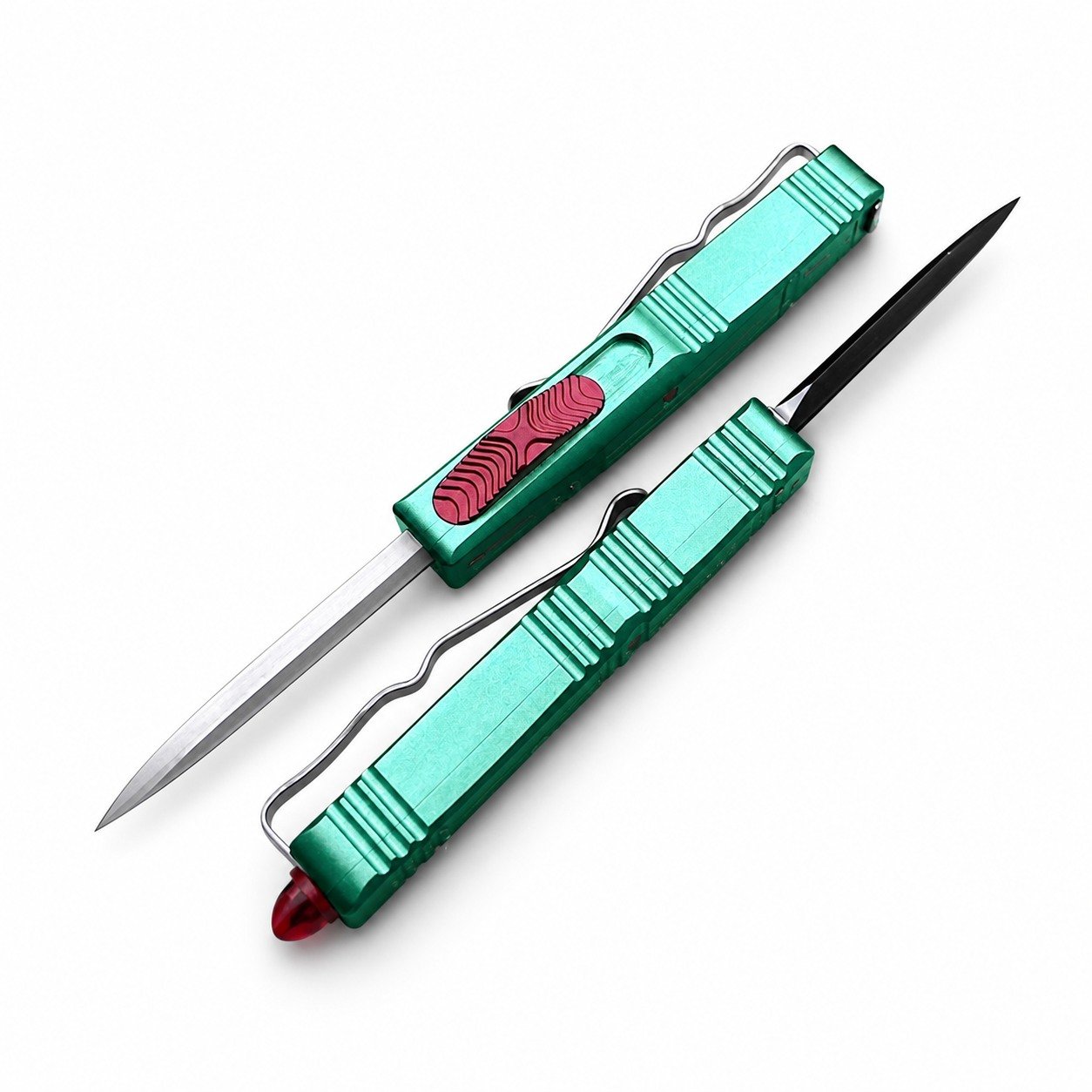 49989-main-white-clean Microtech Minidragon Bounty Hunter OTF Knife - Image 1