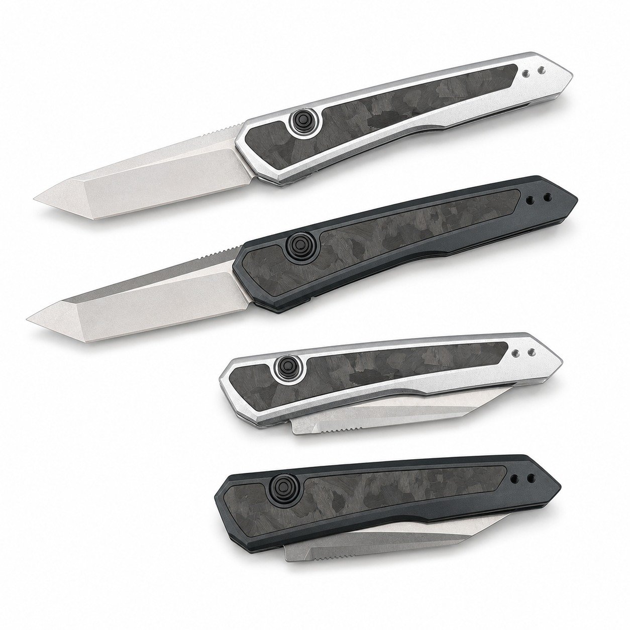 50175-main-white-clean Kashow 7050 Side-Opening Switchblade - Image 1