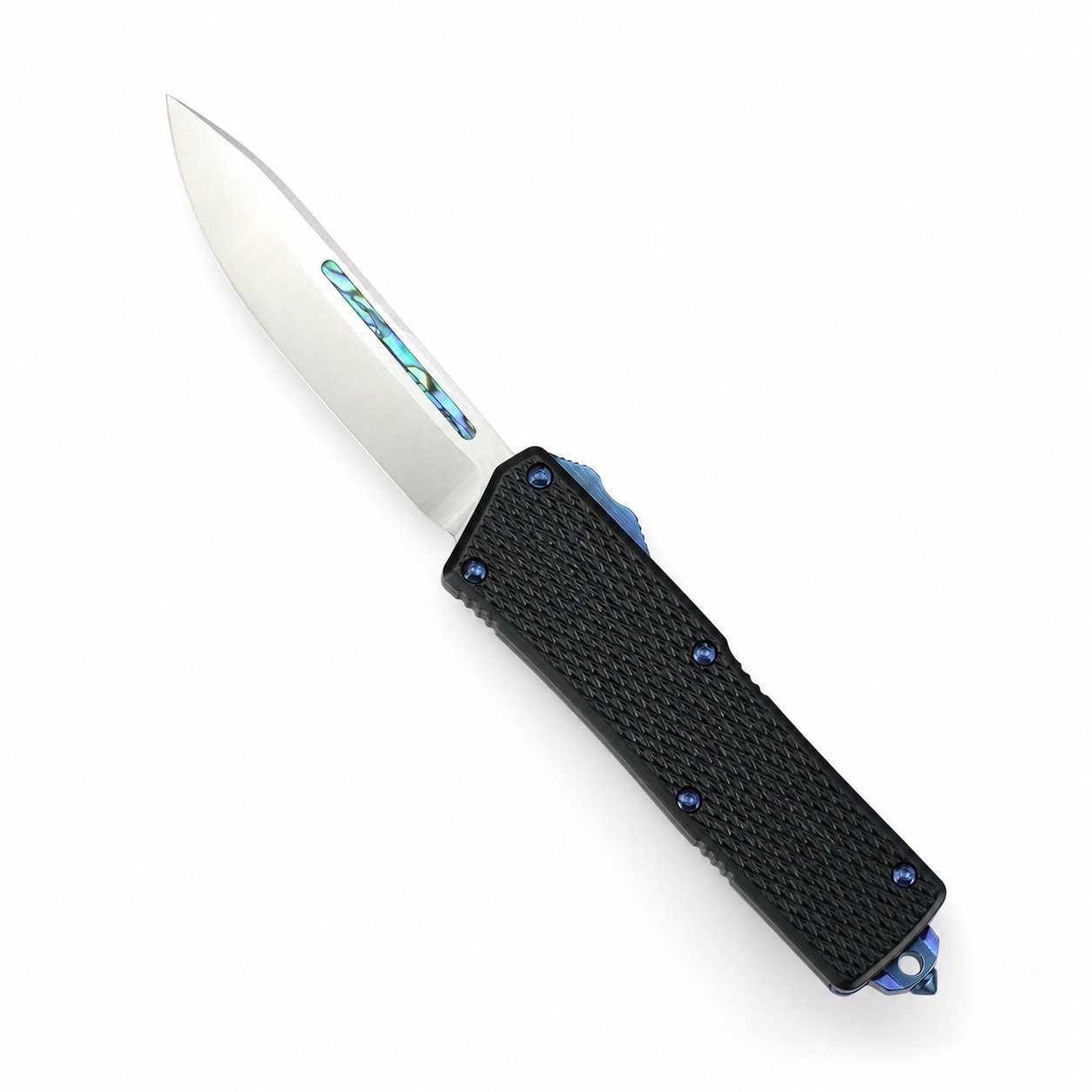 50214-main-white-clean CobraTec Direct Jump Special Edition Black Handle OTF Knife - Image 1