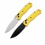 Butterfly 535 Yellow Stem Fold Folding Knife